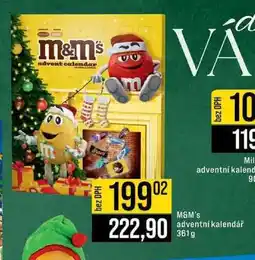 Jip M&M's adventní kalendář 361 g nabídka