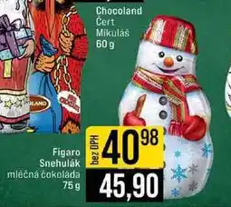 Jip Figaro Sněhulák mléčná čokoláda 75g nabídka