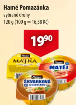 CBA Hamé Pomazánka nabídka