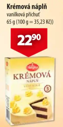 CBA Krémová náplň vanilková příchuť nabídka