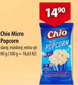 CBA Chio Micro Popcorn nabídka