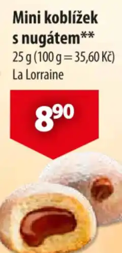 CBA Mini koblížek s nugátem nabídka