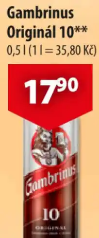 CBA Gambrinus Original 10 nabídka