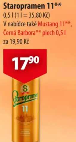 CBA Staropramen 11 nabídka