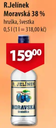 CBA R.Jelínek Moravská 38% hruška, švestka nabídka