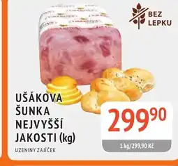 Coop hb Ušákova šunka nejvyšší jakosti nabídka