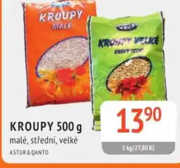 Coop hb Kroupy malé, střední, velké nabídka