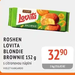 Coop hb Roshen lovita blondie brownie nabídka
