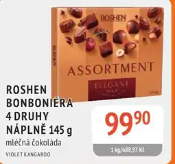 Coop hb Roshen bonboniéra 4 druhy náplně nabídka