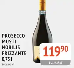 Coop hb Prosecco musti nobilis frizzante nabídka