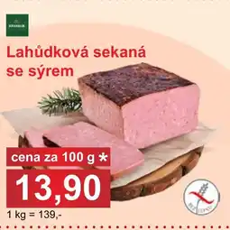 PLUS JIP Lahůdková sekaná se sýrem nabídka