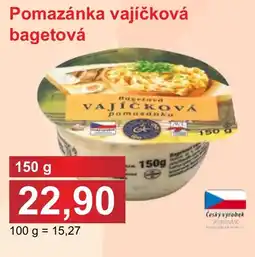 PLUS JIP Pomazánka vajíčková bagetová nabídka