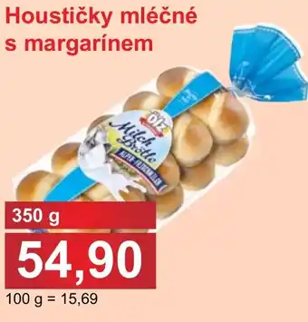 PLUS JIP Houstičky mléčné s margarínem nabídka