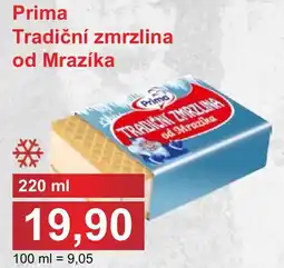 PLUS JIP Prima Tradiční zmrzlina od Mrazíka nabídka
