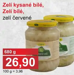 PLUS JIP Zelí kysané bílé, Zelí bílé, zelí červené nabídka