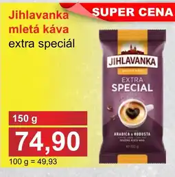 PLUS JIP Jihlavanka mletá káva extra speciál nabídka