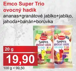 PLUS JIP Emco Super Trio ovocný hadík nabídka