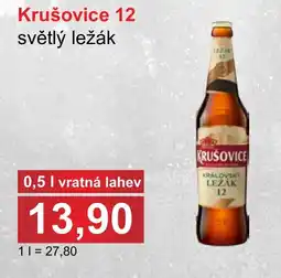 PLUS JIP Krušovice 12 světlý ležák nabídka