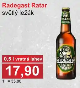 PLUS JIP Radegast Ratar světlý ležák nabídka