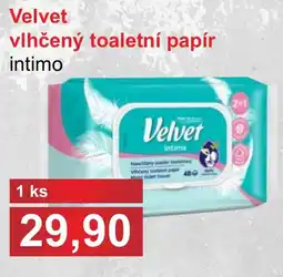 PLUS JIP Velvet vlhčený toaletní papír intimo nabídka