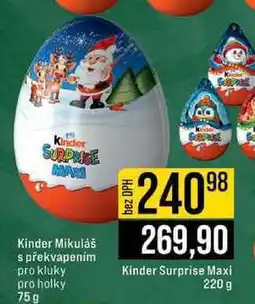 Jip Kinder Surprise Maxi 220 g nabídka