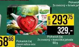 Jip Pickwick čaj 2 x ovocný + konvička jahoda 80 g nabídka