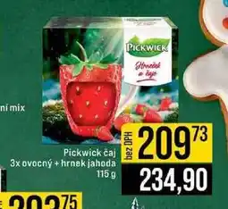 Jip Pickwick čaj 3 x ovocný + hrnek jahoda 115 g nabídka