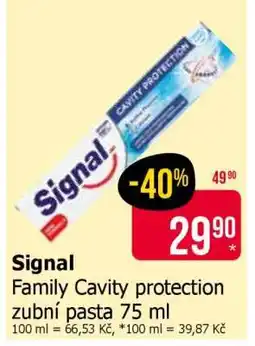 Teta Signal Family Cavity protection zubní pasta 75 ml nabídka