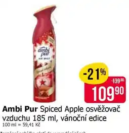 Teta Ambi Pur Spiced Apple osvěžovač vzduchu 185 ml, vánoční edice nabídka