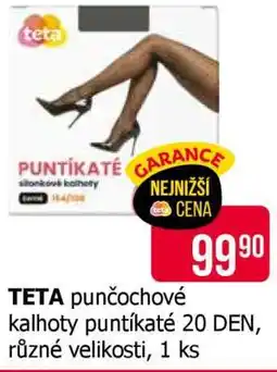 Teta TETA punčochové kalhoty puntíkaté 20 DEN nabídka