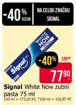 Teta Signal White Now zubní pasta 75 ml nabídka