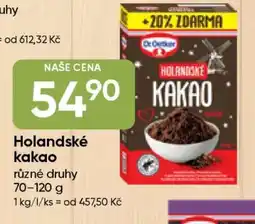 Hruška Holandské kakao nabídka
