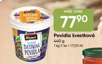 Hruška POVIDLA ŠVESTKOVÁ nabídka