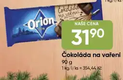 Hruška Čokoláda na vaření nabídka