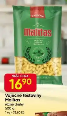 Hruška Vaječné těstoviny Malitas nabídka