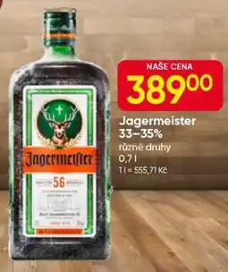Hruška Jagermeister 33–35% nabídka