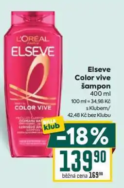 Billa Elseve Color vive šampon nabídka
