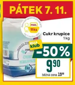Billa Cukr krupice 1 kg nabídka