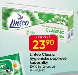 Hruška Linteo Classic hygienické papírové kapesníky nabídka