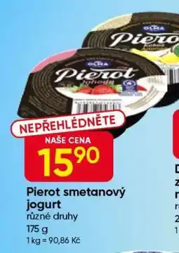 Hruška Pierot Smetanový jogurt nabídka