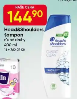 Hruška HEAD& SHOULDERS Šampon nabídka