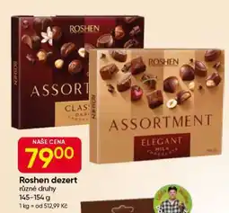 Hruška Roshen dezert nabídka