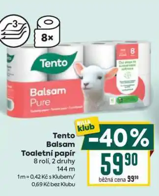 Tento Balsam Toaletní papír