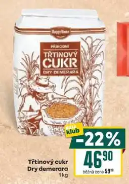 Billa Třtinový cukr Dry demerara nabídka