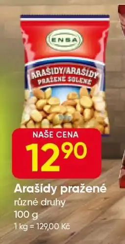 Hruška Arašidy pražené nabídka