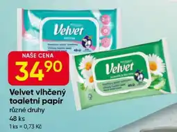 Hruška Velvet VLHČENÝ TOALETNÍ PAPÍR nabídka