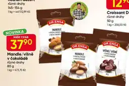 Hruška Mandle/višně v čokoládě nabídka