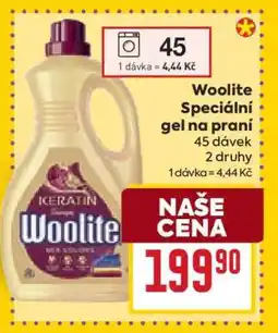 Billa Woolite Speciální gel na praní nabídka
