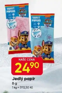 Hruška Jedlý papír nabídka