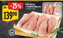 Albert Kuřecí prsí a stehenní řízky MIX nabídka